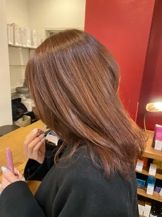 カラー ORe'S HAIR BE GLaDユウナのヘアスタイル