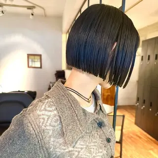 ショート 🤎ono/ 切りっぱなしボブ🤎のヘアスタイル