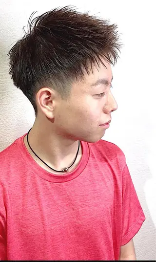 ショート メンズ 【男性専門】岩崎凌 ✂︎楽しい時間を!のヘアスタイル