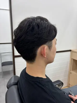 ミディアム メンズ 松澤 侑哉のヘアスタイル