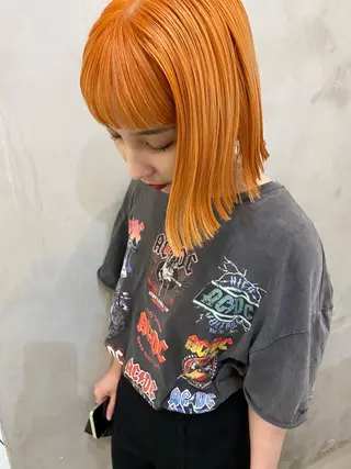 カラー 大山 茶子のヘアスタイル