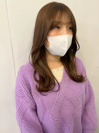 セミロング 🍃透明感スタイル yu-ka🍃のヘアスタイル