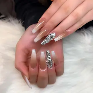 ロング ネイル nail salon azuのネイルデザイン