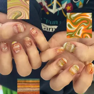 ネイル ASA nail / アート☀︎ニュアンスのネイルデザイン