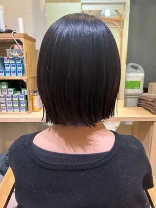 ミディアム カラー 久木原 ゆりのヘアスタイル