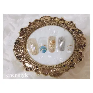 ショート ネイル 👑enen style👑のネイルデザイン