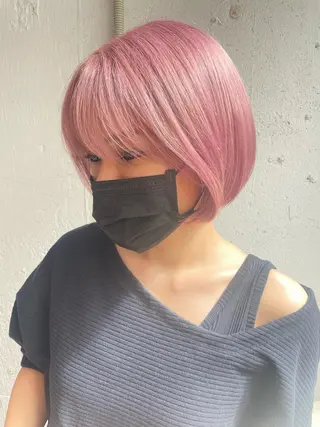ショート hisano / ハイトーン･透明感のヘアスタイル
