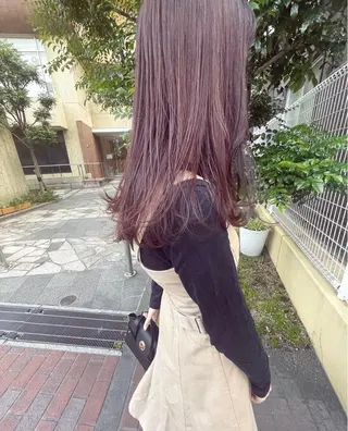 ロング カラー 🙃 透明感カラー/ボブのヘアスタイル