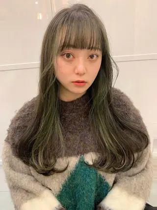 カラー 地毛風カラー/ 吉田菜々子のヘアスタイル