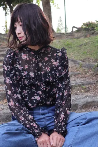ショート 岩間 祐佳のヘアスタイル