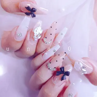 ネイル 梅田🦄中崎町🩵 u n o 0 1のネイルデザイン