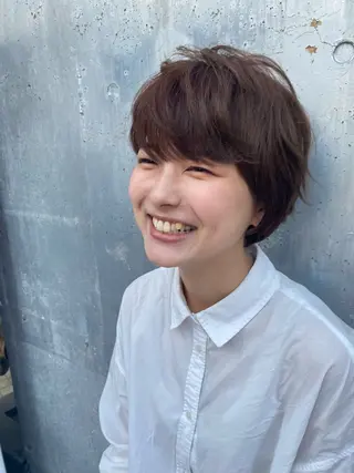 ショート パーマ 山田 晃輔のヘアスタイル