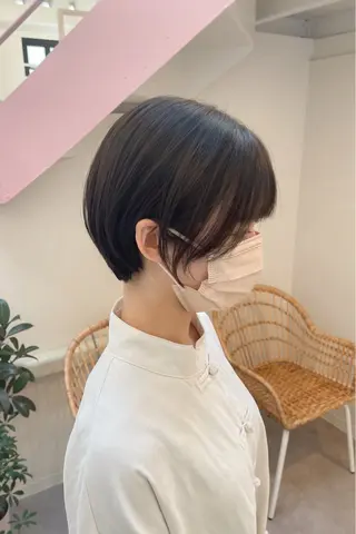 ショート カラー kyon.hair 韓国カットカラーのヘアスタイル