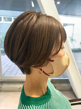 ショート ✨透明感カラー✨髪質 改善✨国分魚生のヘアスタイル