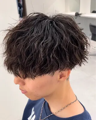 パーマ メンズ メンズ専門/パーマ 特化/栄/北出瑞貴のヘアスタイル