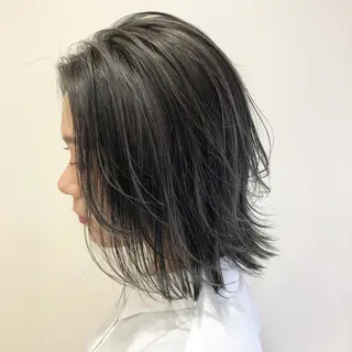ミディアム カラー WATANABE YUTOのヘアスタイル