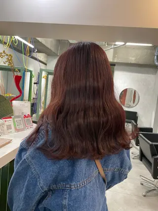 セミロング ハイトーン/メンズ/ デザイン/梅田/ミユのヘアスタイル