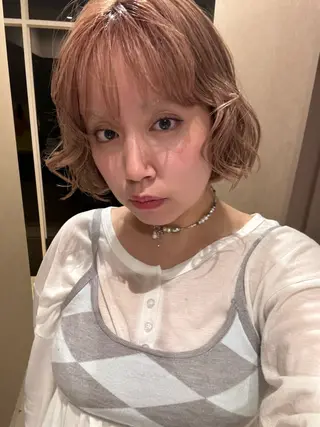 カラー ブリーチなしカラー/ パーマ/おとは🦖♡のヘアスタイル