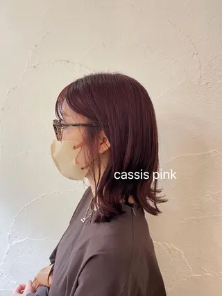 ミディアム カラー 加藤あいり／大人 可愛いモテカラー♡のヘアスタイル