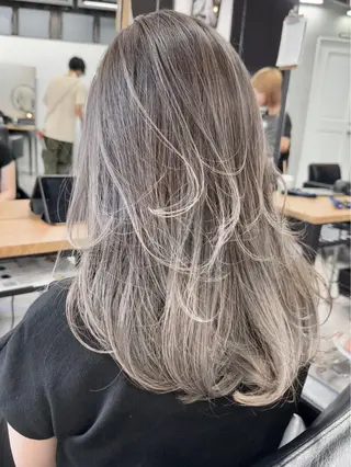 ロング カラー ヘアアレンジ 北間 寛哉のヘアスタイル