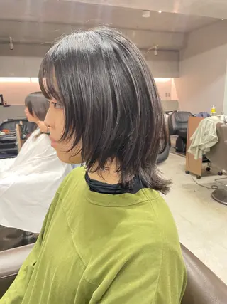 ミディアム カラー 表参道🌿赤み消し カラー/チナツのヘアスタイル