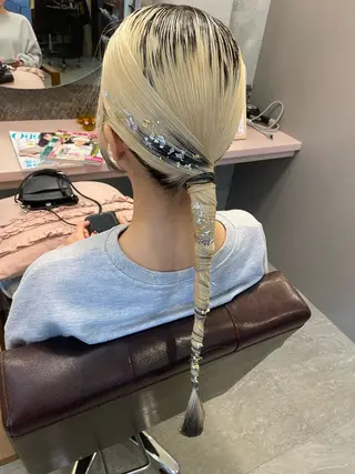 ヘアアレンジ hair make echo滿木あい花のヘアスタイル