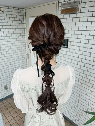 ヘアアレンジ 大人可愛いヘアメイク 💋🧚‍♀️しずかのヘアスタイル