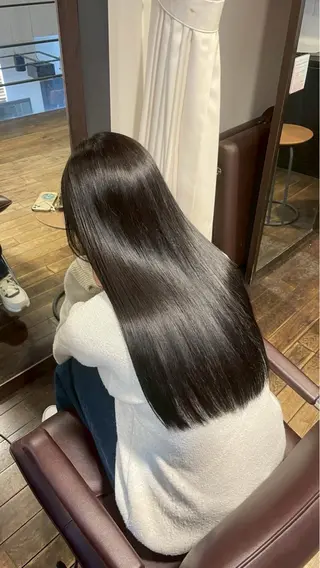 ロング 瀬田/韓国レイヤー/ トレンドヘア石田亜弥のヘアスタイル