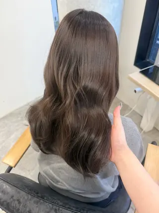ロング カラー ヘアアレンジ Himawari♡ 柔らかいカラーのヘアスタイル
