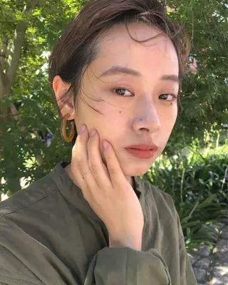 ショート カラー ヘアアレンジ 早瀬裕之 パーマのヘアスタイル
