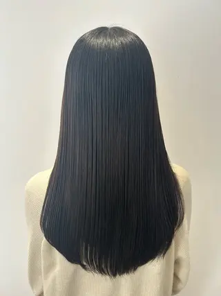 ロング カラー 松岡 恭弘のヘアスタイル