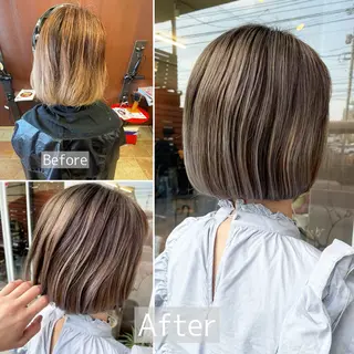 ショート カラー 日高 香織のヘアスタイル