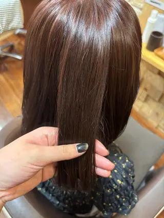 ミディアム よしかわ あいか/京都美容室のヘアスタイル