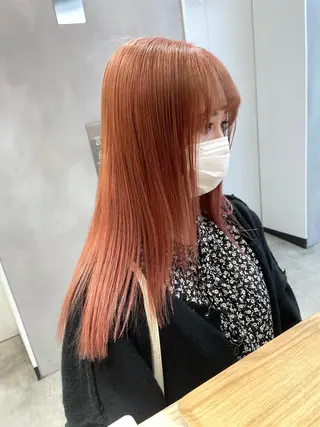 ロング カラー ハイトーン×レイヤー ／遠藤将太のヘアスタイル