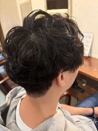 ショート カラー パーマ メンズ メンズのモテヘア☁️ はまなか✂︎COLOのヘアスタイル