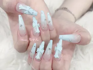 ネイル MoMoA Nail ネイル長さ出し専門店のネイルデザイン