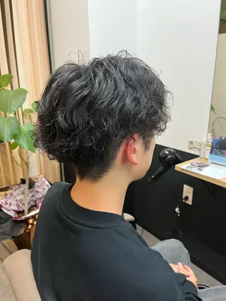 ミディアム TELAHAIR 副代表 石川篤史のヘアスタイル