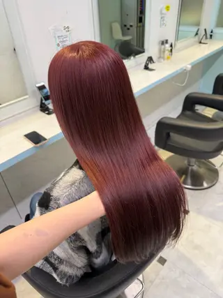 カラー 🇰🇷韓流暖色ヘア 🍒saaya🍒のヘアスタイル