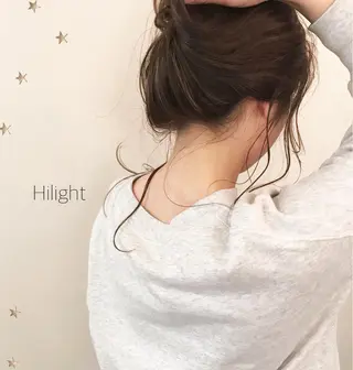 セミロング カラー 市川 千夏のヘアスタイル