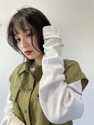 ミディアム カラー hazuki 🌝のヘアスタイル