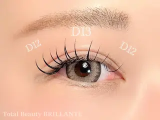 マツエク・マツパ BRILLANTE -ブリアンテ-のマツエク・マツパデザイン