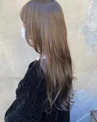 セミロング カラー 口コミ150件超え 💬☘️笹岡航太のヘアスタイル