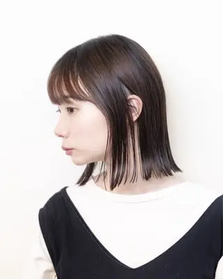 ミディアム 間瀬玲央 ルプラボウ メンズ／ショートのヘアスタイル
