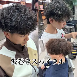 パーマ メンズ メンズ専門 パーマ特化美容師🌀のヘアスタイル