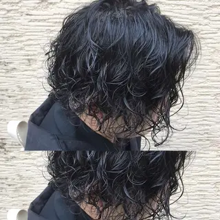ショート カラー パーマ ヘアアレンジ メンズ キッズ ネイル マツエク・マツパ M字・前髪割れ 改善メンズ特化/栢沼のヘアスタイル