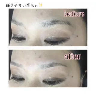 ショート ミディアム セミロング カラー パーマ ヘアアレンジ ネイル マツエク・マツパ 眉毛サロン DUAL 恵比寿の眉毛・アイブロウイメージ