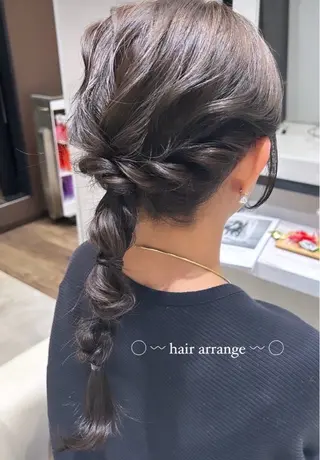 ヘアアレンジ ♡ktwoかな /透明感カラーのヘアスタイル