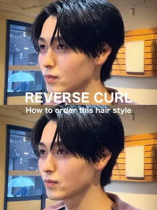 ショート パーマ メンズ キッズ masahiro 波巻きシャドウパーマのヘアスタイル