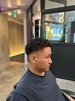 パーマ メンズ FRANK'SBARBER所属・AMANO KOAのヘアスタイル