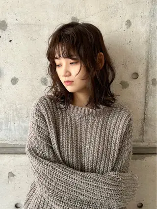 ミディアム カラー eMu🫧 〜𝑴𝒊𝒖〜のヘアスタイル